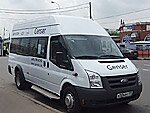 Бесплатный автобус Genser в пункт аренды автомобилей АрендаАвто-тлн на Новорязанском шоссе